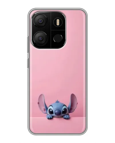 Чохол для TECNO Pop 7 з картинкою «Stitch визирає»