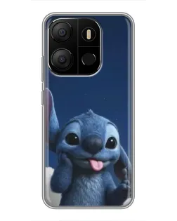Чохол для TECNO Pop 7 з картинкою «Стіч у хмарах»