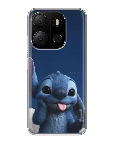 Чохол для TECNO Pop 7 з картинкою «Стіч у хмарах»