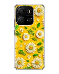 Чехол для TECNO Pop 7 с картинкой «Ромашковое солнце» Чехол для TECNO Pop 7 с картинкой «Ромашковое солнце»