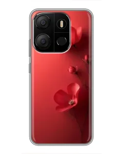 Чехол для TECNO Pop 7 с картинкой «Маковые соцветия» Чехол для TECNO Pop 7 с картинкой «Маковые соцветия»