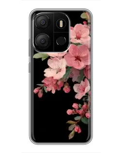 Чехол для TECNO Pop 7 с картинкой «Розовая ветка сакуры» Чехол для TECNO Pop 7 с картинкой «Розовая ветка сакуры»