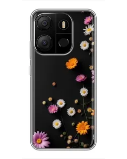 Чехол для TECNO Pop 7 с картинкой «Цветочная композиция» Чехол для TECNO Pop 7 с картинкой «Цветочная композиция»