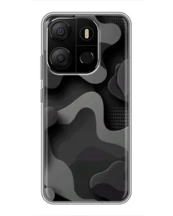 Чохол для TECNO Pop 7 з картинкою «Темний абстрактний камуфляж» Чохол для TECNO Pop 7 з картинкою «Темний абстрактний камуфляж»