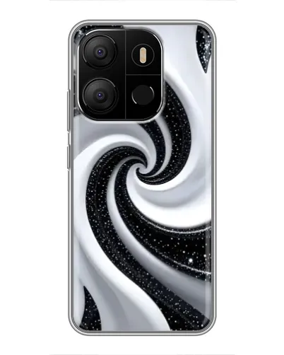 Чохол для TECNO Pop 7 з картинкою «Чорно-біла спіраль» Чохол для TECNO Pop 7 з картинкою «Чорно-біла спіраль»