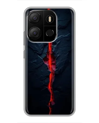 Чохол для TECNO Pop 7 з картинкою «Червона лавова тріщина» Чохол для TECNO Pop 7 з картинкою «Червона лавова тріщина»