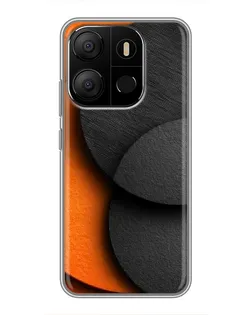 Чохол для TECNO Pop 7 з картинкою «Геометрія помаранчевих кіл» Чохол для TECNO Pop 7 з картинкою «Геометрія помаранчевих кіл»