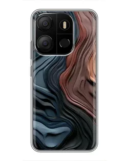 Чохол для TECNO Pop 7 з картинкою «Кольорові хвилі каньйону» Чохол для TECNO Pop 7 з картинкою «Кольорові хвилі каньйону»