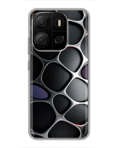 Чохол для TECNO Pop 7 з картинкою «Об'ємна темна решітка» Чохол для TECNO Pop 7 з картинкою «Об'ємна темна решітка»