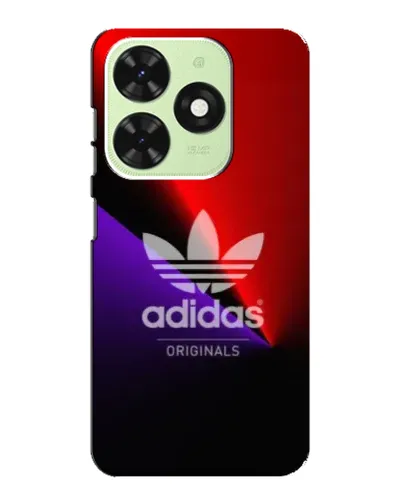Чехол для TECNO Pop 8 с картинкой «Adidas Red Neon»