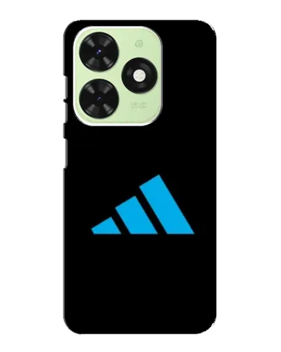 Чехол для TECNO Pop 8 с картинкой «Adidas Cyan Logo»