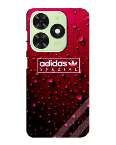 Чехол для TECNO Pop 8 с картинкой «Adidas Gold Marble»
