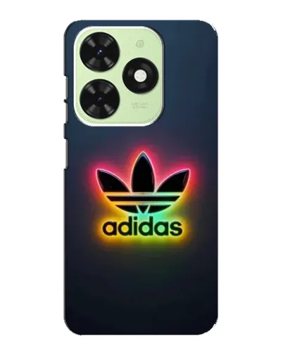 Чехол для TECNO Pop 8 с картинкой «Неоновый Adidas»