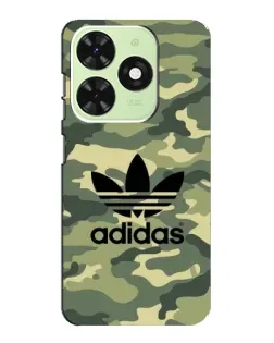 Чехол для TECNO Pop 8 с картинкой «Милитари стиль Adidas»