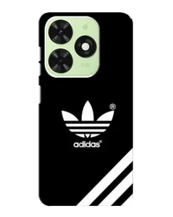 Чехол для TECNO Pop 8 с картинкой «Adidas с диагональными полосами»