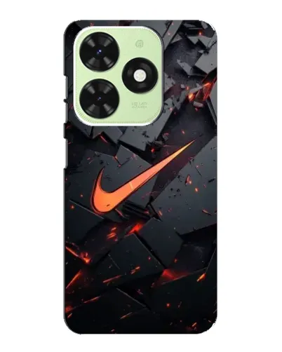 Чехол для TECNO Pop 8 с картинкой «Nike — эффект разломов» Чехол для TECNO Pop 8 с картинкой «Nike — эффект разломов»