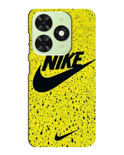 Чехол для TECNO Pop 8 с картинкой «Желтый текстурный Nike» Чехол для TECNO Pop 8 с картинкой «Желтый текстурный Nike»