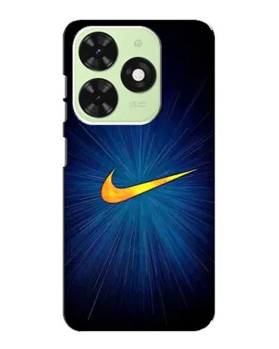 Чехол для TECNO Pop 8 с картинкой «Синий пульс Nike» Чехол для TECNO Pop 8 с картинкой «Синий пульс Nike»