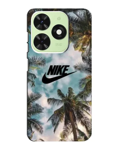 Чехол для TECNO Pop 8 с картинкой «Тропический принт Nike» Чехол для TECNO Pop 8 с картинкой «Тропический принт Nike»