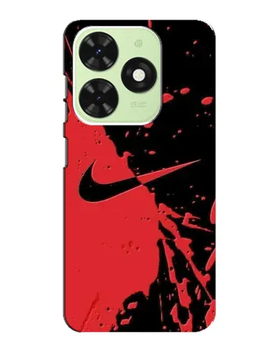 Чехол для TECNO Pop 8 с картинкой «Красные брызги Nike» Чехол для TECNO Pop 8 с картинкой «Красные брызги Nike»