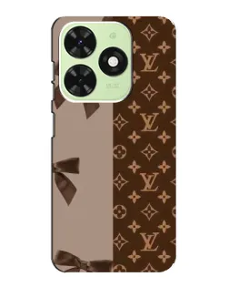 Чохол для TECNO Pop 8 з картинкою «Louis Vuitton — банти»