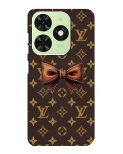 Чохол для TECNO Pop 8 з картинкою «LV з бантом»