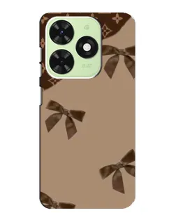 Чохол для TECNO Pop 8 з картинкою «LV — кавовий атлас»
