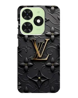 Чохол для TECNO Pop 8 з картинкою «Шкіряна текстура LV»