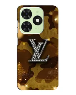 Чохол для TECNO Pop 8 з картинкою «Камуфляжний Louis Vuitton»