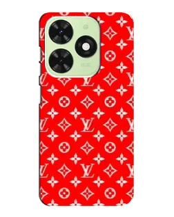 Чохол для TECNO Pop 8 з картинкою «Яскравий паттерн LV»