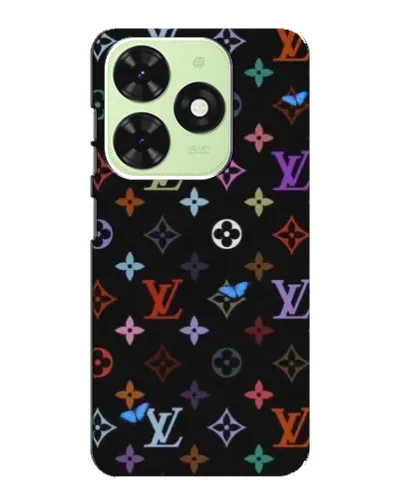 Чохол для TECNO Pop 8 з картинкою «Кольорова монограма LV» Чохол для TECNO Pop 8 з картинкою «Кольорова монограма LV»