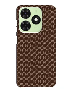 Чехол для TECNO Pop 8 с картинкой «Gucci — шоколадная сетка» Чехол для TECNO Pop 8 с картинкой «Gucci — шоколадная сетка»