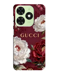 Чехол для TECNO Pop 8 с картинкой «Gucci — бордовые розы» Чехол для TECNO Pop 8 с картинкой «Gucci — бордовые розы»