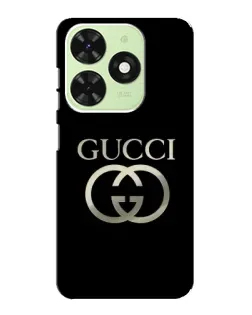 Чехол для TECNO Pop 8 с картинкой «Gucci — золото на черном» Чехол для TECNO Pop 8 с картинкой «Gucci — золото на черном»