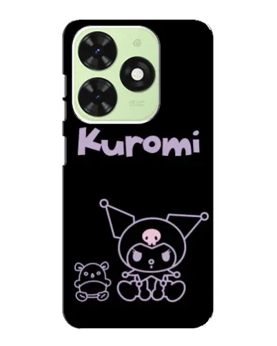 Чехол для TECNO Pop 8 с картинкой «Kuromi — черный минимализм» Чехол для TECNO Pop 8 с картинкой «Kuromi — черный минимализм»
