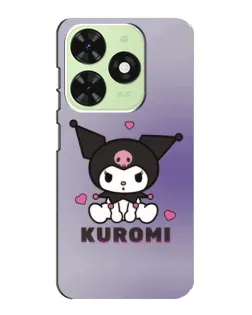 Чехол для TECNO Pop 8 с картинкой «Kuromi — фиолетовый арт» Чехол для TECNO Pop 8 с картинкой «Kuromi — фиолетовый арт»