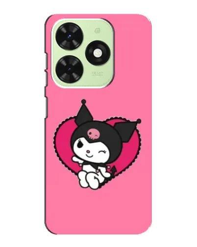 Чехол для TECNO Pop 8 с картинкой «Kuromi — любовь в сердце» Чехол для TECNO Pop 8 с картинкой «Kuromi — любовь в сердце»