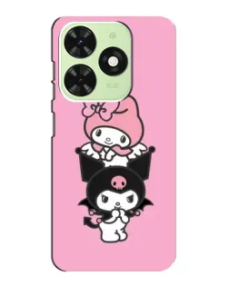 Чехол для TECNO Pop 8 с картинкой «My Melody и Kuromi» Чехол для TECNO Pop 8 с картинкой «My Melody и Kuromi»