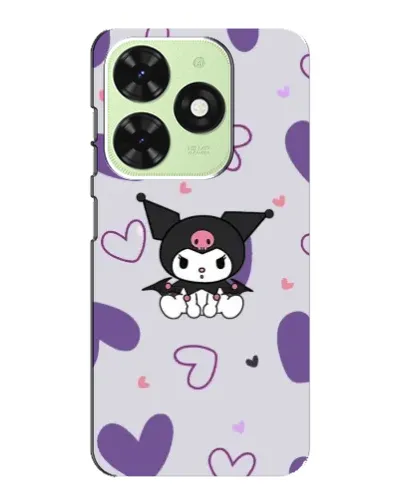 Чехол для TECNO Pop 8 с картинкой «Kuromi и лавандовые сердца» Чехол для TECNO Pop 8 с картинкой «Kuromi и лавандовые сердца»