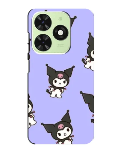 Чехол для TECNO Pop 8 с картинкой «Паттерн с Kuromi» Чехол для TECNO Pop 8 с картинкой «Паттерн с Kuromi»