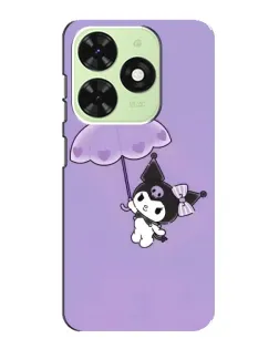 Чехол для TECNO Pop 8 с картинкой «Kuromi с зонтиком» Чехол для TECNO Pop 8 с картинкой «Kuromi с зонтиком»