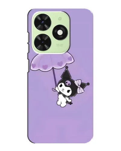 Чехол для TECNO Pop 8 с картинкой «Kuromi с зонтиком» Чехол для TECNO Pop 8 с картинкой «Kuromi с зонтиком»