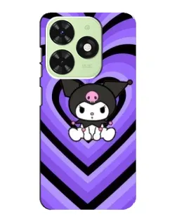Чехол для TECNO Pop 8 с картинкой «Kuromi и фиолетовые сердца» Чехол для TECNO Pop 8 с картинкой «Kuromi и фиолетовые сердца»