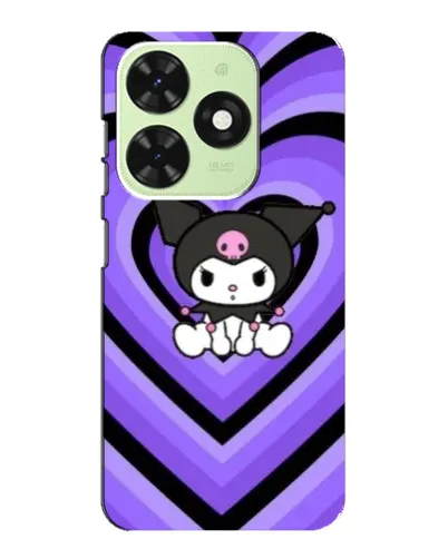 Чехол для TECNO Pop 8 с картинкой «Kuromi и фиолетовые сердца» Чехол для TECNO Pop 8 с картинкой «Kuromi и фиолетовые сердца»