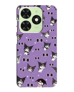 Чехол для TECNO Pop 8 с картинкой «Kuromi — паттерн» Чехол для TECNO Pop 8 с картинкой «Kuromi — паттерн»