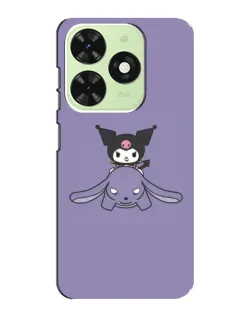 Чехол для TECNO Pop 8 с картинкой «Kuromi на лиловом фоне» Чехол для TECNO Pop 8 с картинкой «Kuromi на лиловом фоне»