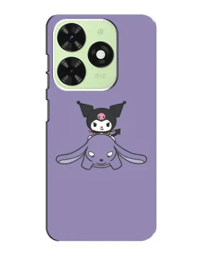 Чехол для TECNO Pop 8 с картинкой «Kuromi на лиловом фоне» Чехол для TECNO Pop 8 с картинкой «Kuromi на лиловом фоне»