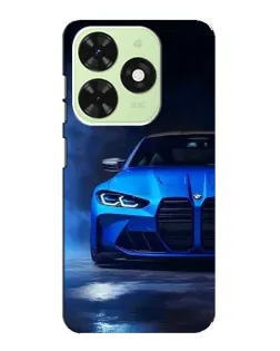 Чохол для TECNO Pop 8 з картинкою «Блакитна BMW M4»