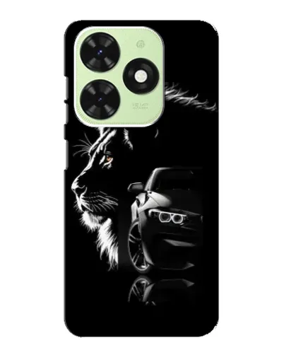 Чохол для TECNO Pop 8 з картинкою «BMW та лев» Чохол для TECNO Pop 8 з картинкою «BMW та лев»