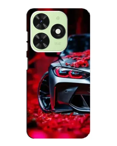 Чохол для TECNO Pop 8 з картинкою «Спортивна BMW та квіти» Чохол для TECNO Pop 8 з картинкою «Спортивна BMW та квіти»